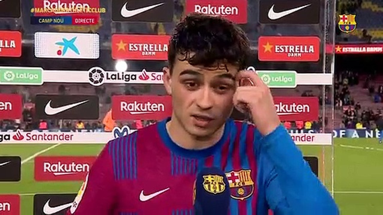 Declaraciones de Pedri tras el Barça-Athletic / FCB
