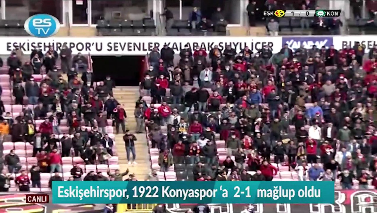 Eskişehirspor: 1 - 1922 Konyaspor: 2 (Maç sonucu)