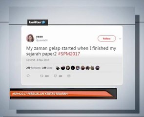 #SPM2017 perbualan kertas sejarah