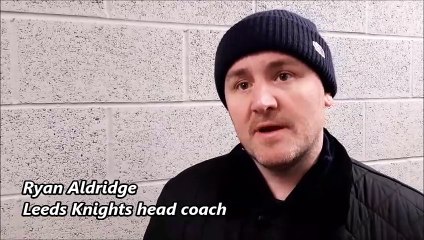 Post-Game: Interview with Leeds Knights coach Ryan Aldridge