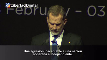 Felipe VI, sobre la invasión rusa de Ucrania: "Agresión inaceptable a una nación soberana e independiente"