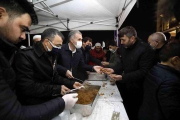 Helva geleneği Miraç kandilinde de devam etti