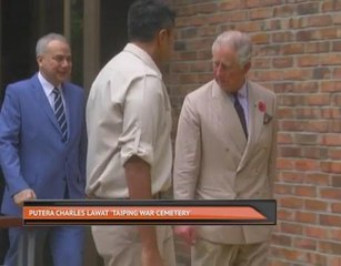 Putera Charles lawat 'Taiping War Cemetery'