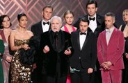 Brian Cox sends message to Ukraine on stage at Screen Actors Guild awards