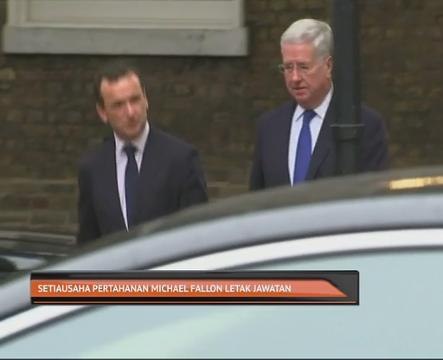 Setiausaha Pertahanan Britain Michael Fallon letak jawatan