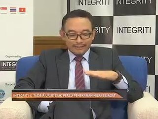 Agenda AWANI: Integriti & tadbir urus baik perlu penekanan nilai sejagat