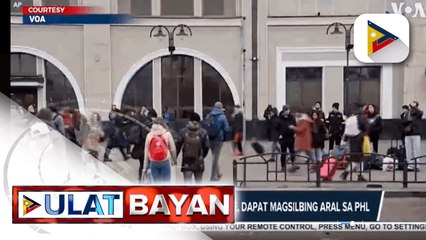Ilang eksperto, naniniwalang may epekto rin sa Asia Pacific Region ang kaguluhan sa Ukraine; Prof. Uy, sinabing dapat magsilbing aral sa bansa ang kaguluhan sa Ukraine