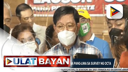 Sen. Lacson, hindi nababahala na panglima sa survey ng OCTA; Lacson-Sotto tandem, nasa Quezon Province at nakipagkita sa mga mangingisda at nagtitinda