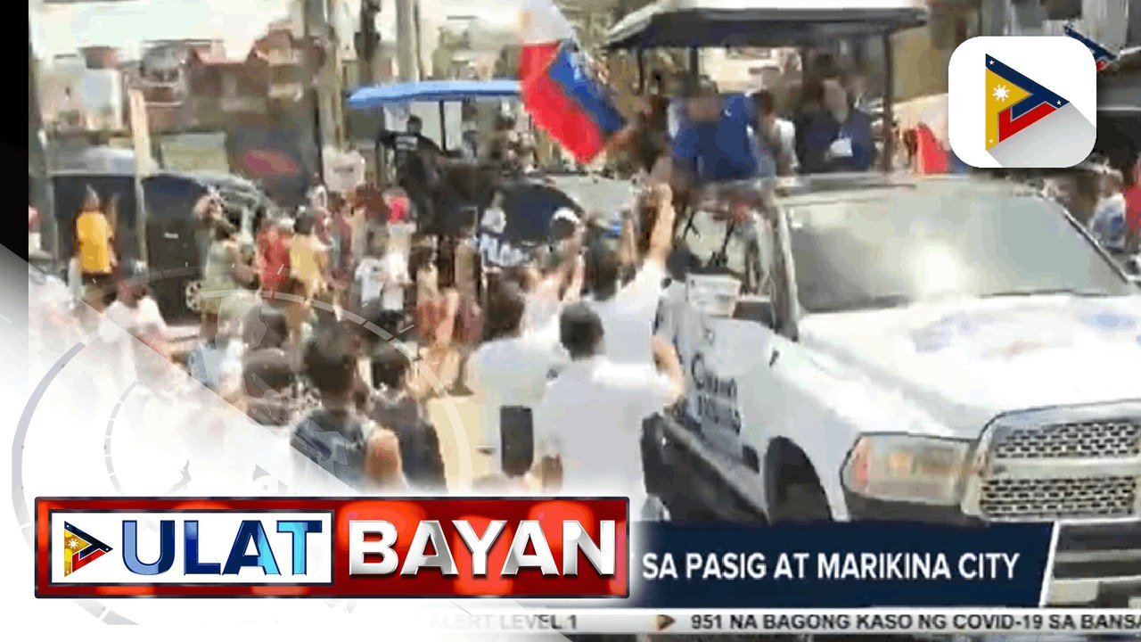 Sen. Pacquiao, nag-ikot sa Pasig at Marikina City; Pacquiao, muling pinanindigan ang pagtutol niya sa same-sex marriage