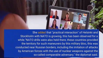 Russia sees US attempts to draw Finland Sweden into NATO diplomat says