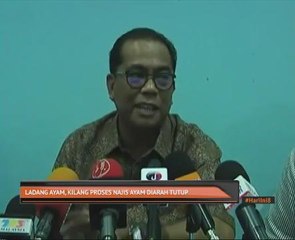 Ladang ayam, kilang proses najis ayam diarah tutup