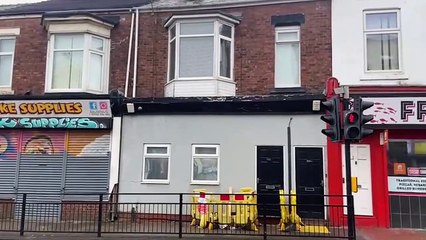 Hylton Road flat fire aftermath