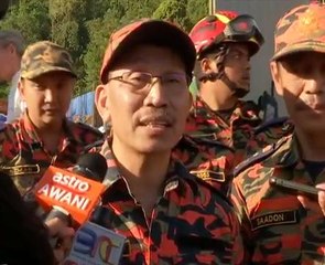 Sidang media operasi SAR tanah runtuh Tanjung Bungah
