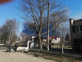 Ukrayna'nın Chernihiv kenti bombardıman altında