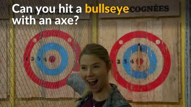 In France's capital, throwing axes is the latest fad