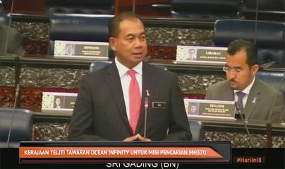 Kerajaan teliti tawaran Ocean Infinity untuk Misi pencarian MH370