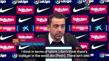 'No player in the world is like Pedri' - Xavi