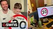 Autistic nine-year-old boy obsessed with cars designs his own 30mph sign