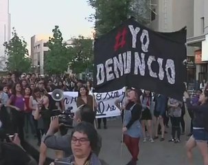 Students march in Chile to protest against sexual abuse and harrasment