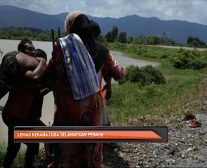 Lemas kerana cuba selamatkan perahu