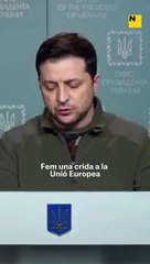 Zelenski demana l'adhesió immediata d'Ucraïna a la UE