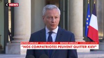 Bruno Le Maire : «Nous avons décidé d'intensifier les sanctions économiques et financières contre la Russie»