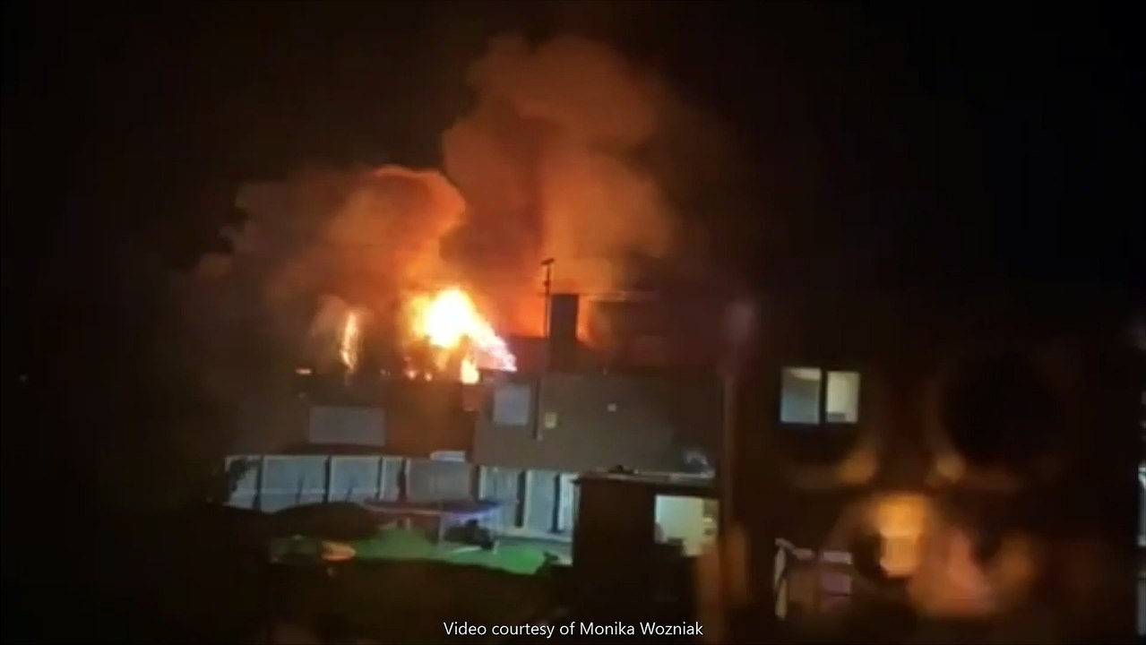 Scarborough's Former Overdale School Fire