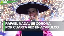 Rafael Nadal es campeón y se une a los máximos ganadores del Abierto Mexicano de Tenis