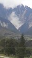 Runtuhan besar di lereng Gunung Kinabalu