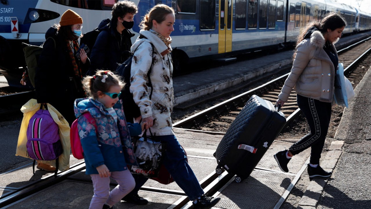 Wohin fliehen die Ukrainerinnen und Ukrainer?