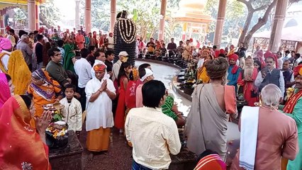 Download Video: Shivpuri Dham in Kota: : इस मंदिर में  स्थापित है  15 फीट ऊंचा और 14 टन का  शिवलिंग