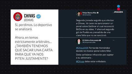 Chivas lanza polémico tuit contra el arbitraje