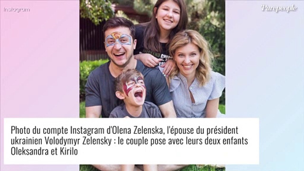 Ukraine : Photos du président Zelensky avec sa femme et leurs 2 enfants,  avant la guerre... - Vidéo Dailymotion