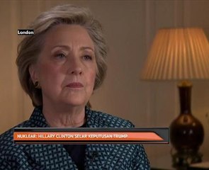 Nuklear: Hillary Clinton selar keputusan Trump