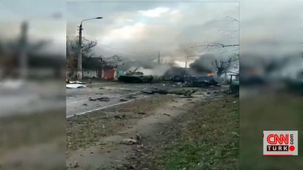 Rus konvoyu imha edildi