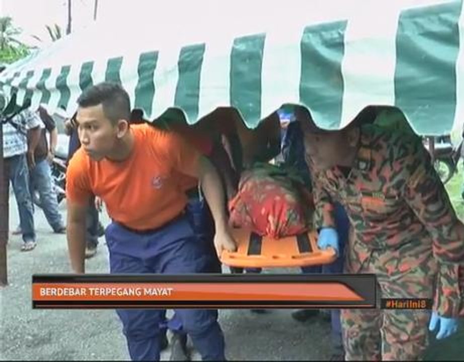 Berdebar terpegang mayat