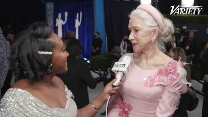 Helen Mirren Full Interview at the 2022 SAG Awards