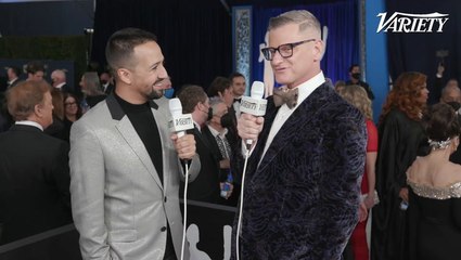 Lin Manuel Full Interview at the 2022 SAG Awards