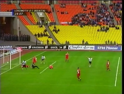 Lokomotiv Moskova 1-3 Beşiktaş 23.08.2000 - 2000-2001 UEFA Champions League 3rd Qualifying 2nd Leg