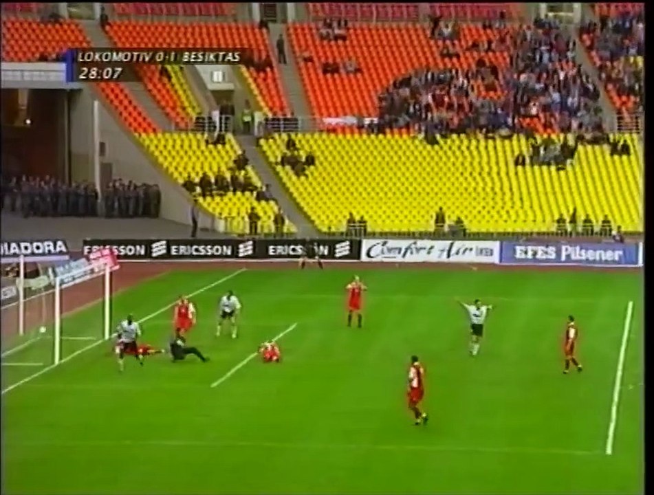 Lokomotiv Moskova 1-3 Beşiktaş 23.08.2000 - 2000-2001 UEFA Champions League 3rd Qualifying 2nd Leg