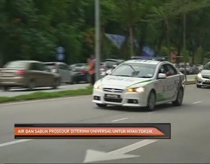 Air dan sabun prosedur diterima universal untuk nyah toksik