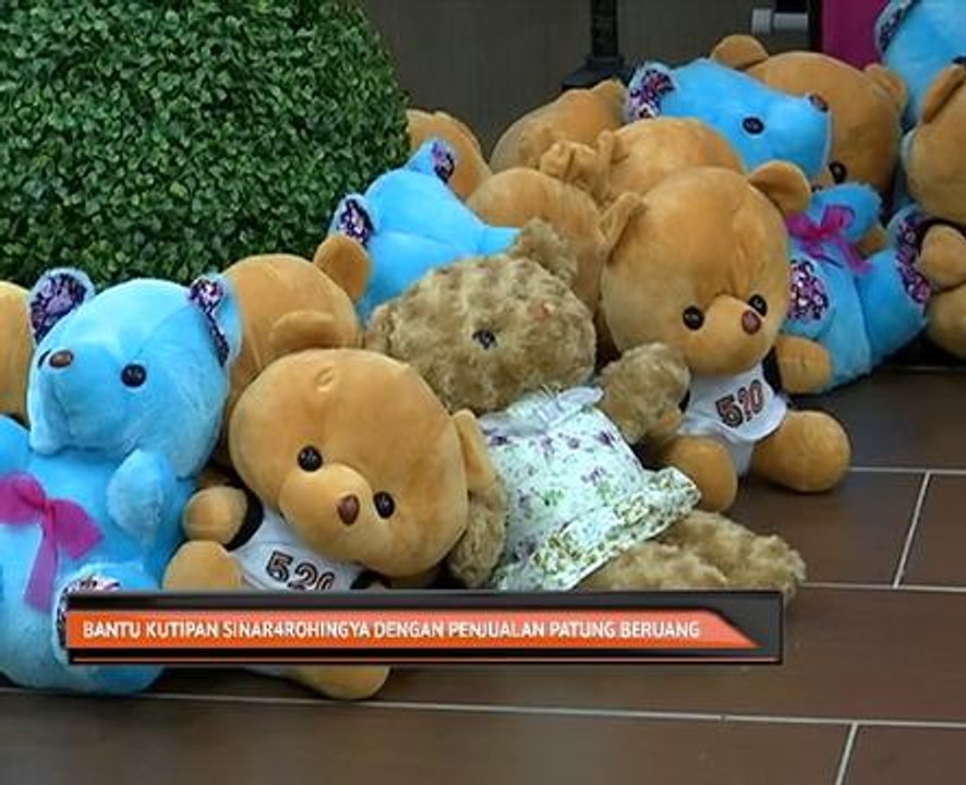 Bantu kutipan Sinar4Rohingya dengan penjualan patung beruang