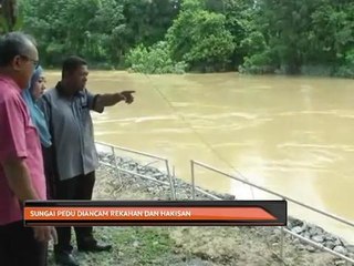 Sungai Pedu diancam rekahan dan hakisan