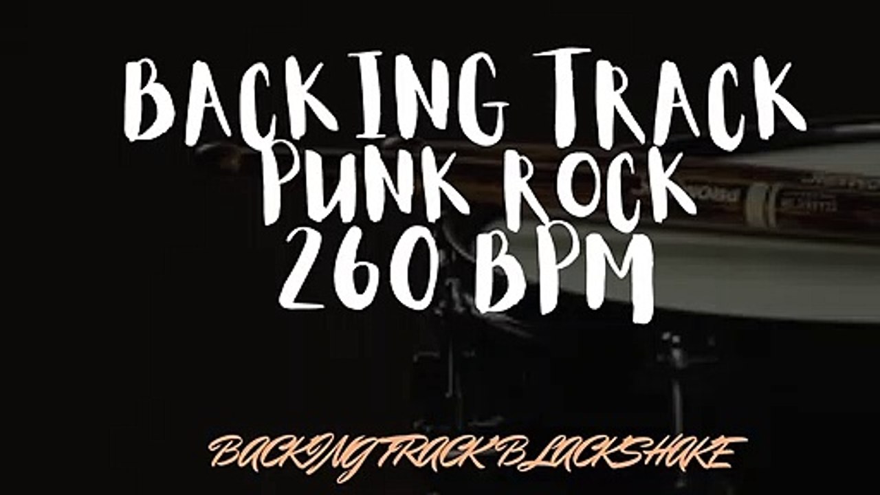 Backing Track Punk Rock 260 BPM