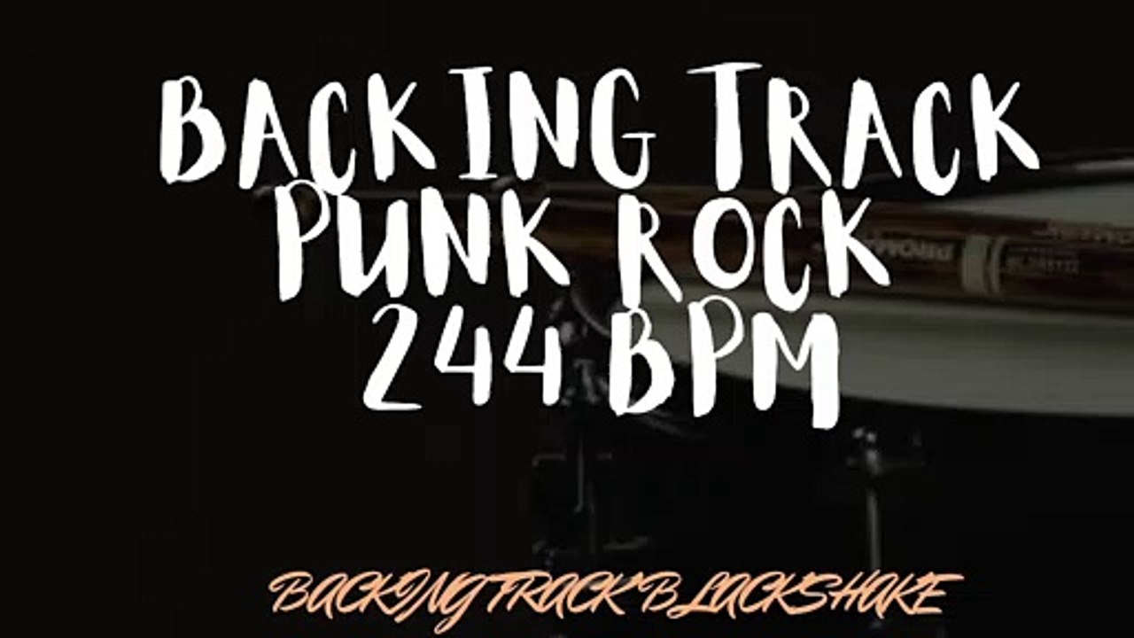 Backing Track Punk Rock 244 BPM 4/4