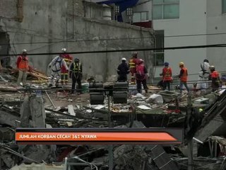 Jumlah korban cecah 361 nyawa