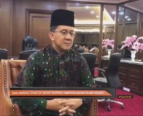 Dua markas syiah di Johor diserbu Jabatan Agama Islam Johor