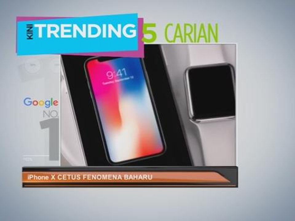 Top 5 carian Google bulan September