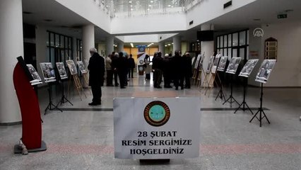 "28 Şubat" konulu sergi açıldı