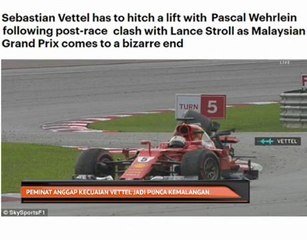 Peminat anggap kecuaian Vettel jadi punca kemalangan